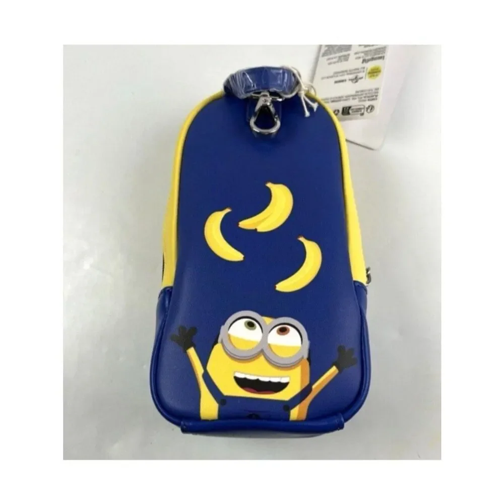 Loungefly Despicable Me Minions Cosplay Mini Pencil Bag Bananas NWT